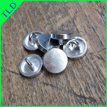 Wholesale silver shank metal sewing buttons with high quality customized color and size