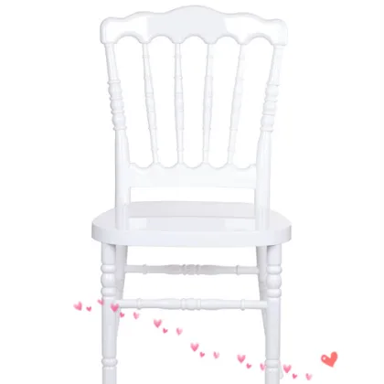 stackable wedding napoleon chair