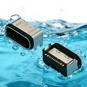 IPX5 Waterproof Type-C Connector 16Pin 5A SMT