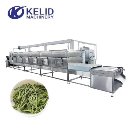 Herbs Microwave Dryer Drying Tunnel Machine for Rose Osmanthus Petals Lotus Leaves Honeysuckle