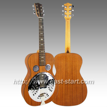 Vintage Mahogany Round Neck Acoustic Resonator Dobro Guitar