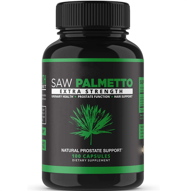 OEM ODM Vegan Natural Prostate and Hair Growth Support Saw Palmetto Capsules