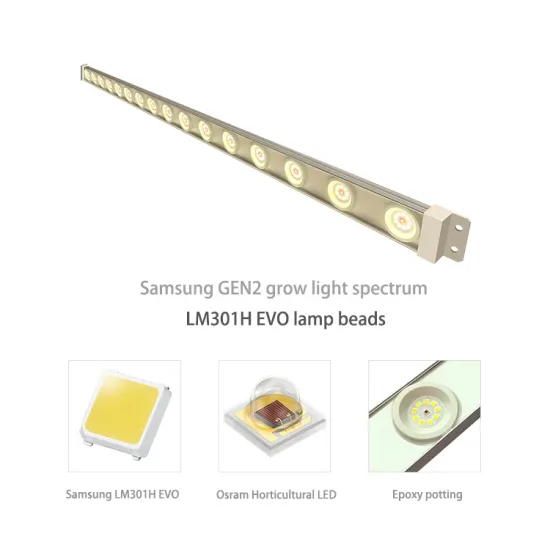 US Stock Horticulture Greenhouse Dimmable Samsung LM301H LM301B Full Spectrum Indoor LED Plant Grow Light Bar