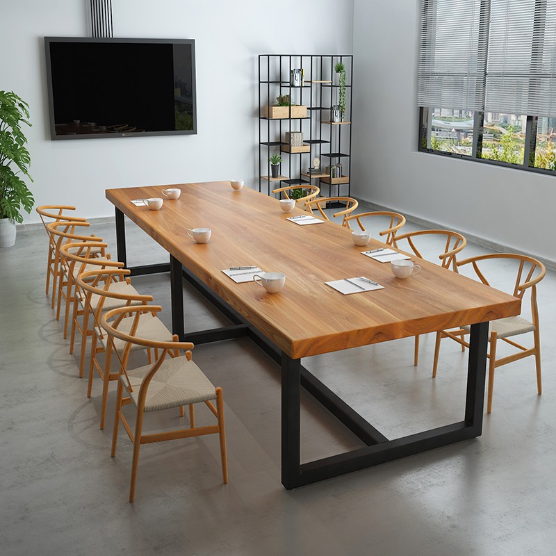 Solid Wood Furniture Simple Conference Table