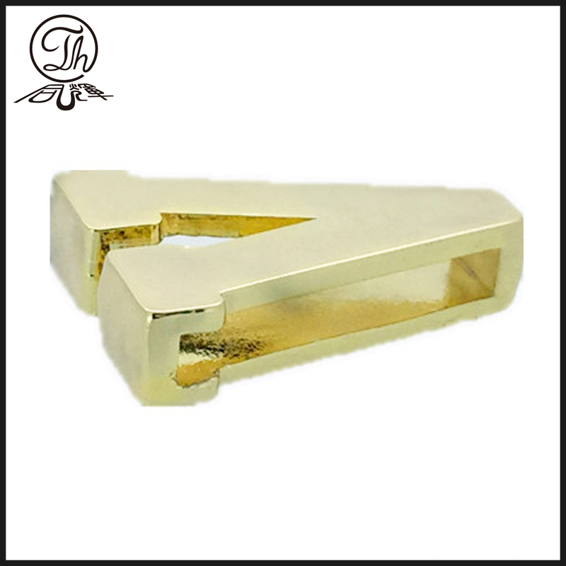 gold plating letter pin