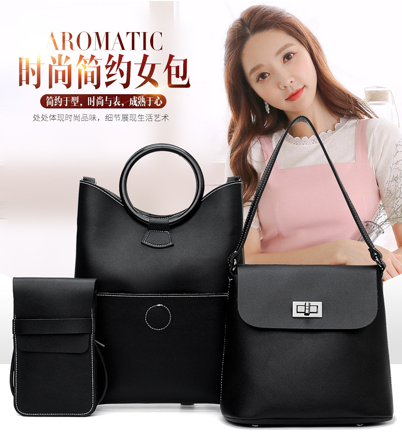 lady Handbag with Zipper Inner Pocket