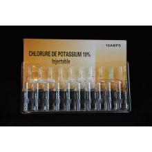 Inyección de cloruro de potasio BP 10%