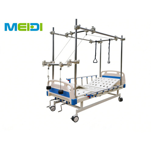 Hot Selling Mobile Perforated Three-Crank Orthopedic Traction Bed