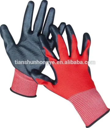 Nitrile grip gloves