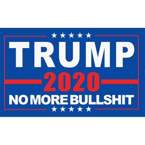 Printed polyester Trump 2020 banner flags