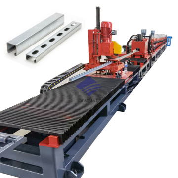 Unistrut Framing Channel Roll Forming Machine for Photovoltaic Solar Panels