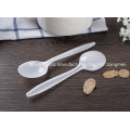 Disposable PP Cutlery Airline Spoon in Flight Catering Plastic Spoon in White