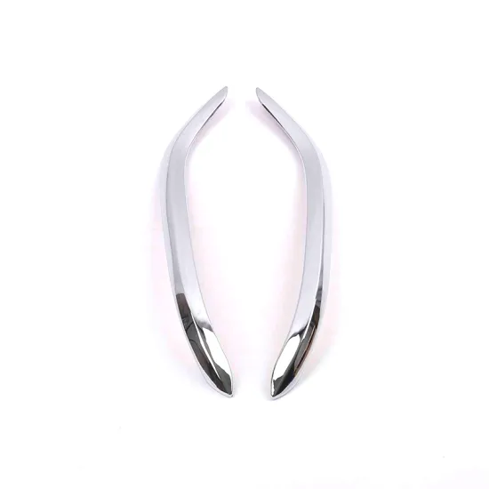 OEM Chrome Front Fog Light Eyebrow Trim Strip for Honda VEZEL Car ABS Exterior Accessories