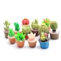 Hot Populaire Charms Hars Ambachten 3D Cactus Plant Vorm Pot Cultuur Mini Leuke Cabochons Losse voor Craft DIY Decoraties