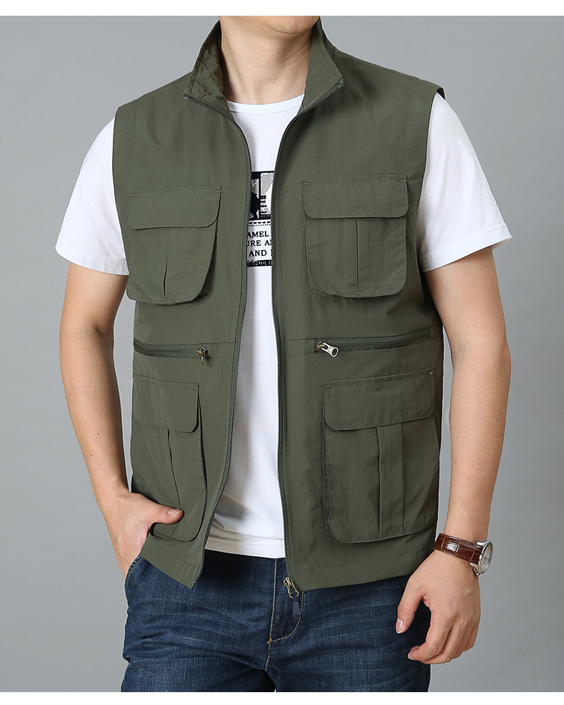 Custom Sleeves Vest Jacket Mens