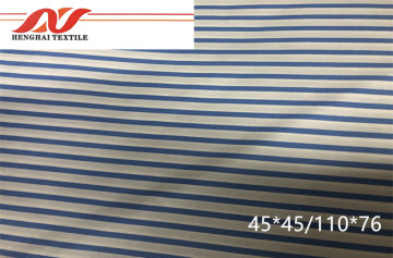 CVC blue stripe 60/40 45*45/110*76 57/58 105-110gsm