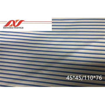 CVC blue stripe 60/40 45*45/110*76 57/58 105-110gsm