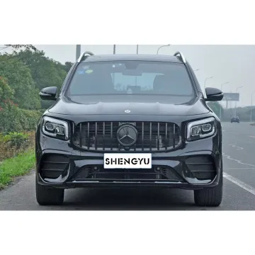 High Quality Car Parts: Front Bumper, Grille, Rear Lip for Benz GLB X247 (18-22) - Upgrade to GLB35 Black Warrior Model