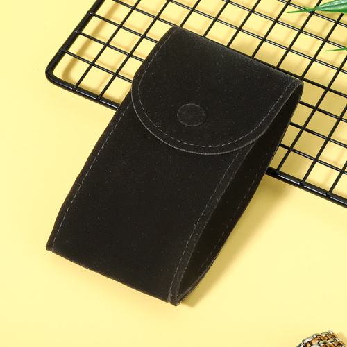 Custom Logo PU Leather Travel Watch Storage Pouch