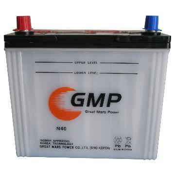 Dry charge car battery N40