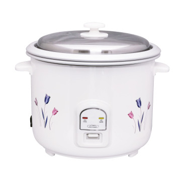 India GANGA 1.8L 700W Electric Rice Cooker with Double Pot Inner Steamer
