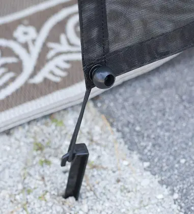 RV Awning Sun Shade Screen Shade Complete Kits