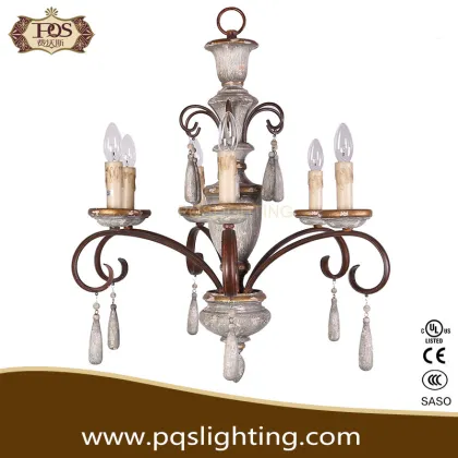Classic Wooden Chandelier Ceiling Light For Decoration