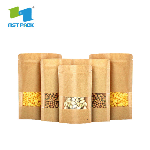 Nuts Packing Composite Snack Bag with Window