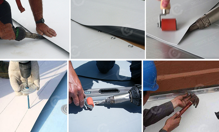 roof material anti-UV PVC waterproof sheet