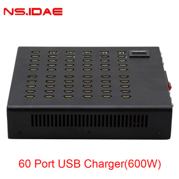 60 Poorten USB Charger Power Adapter