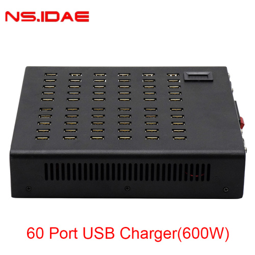 60 Ports USB -Ladegerät -Stromadapter