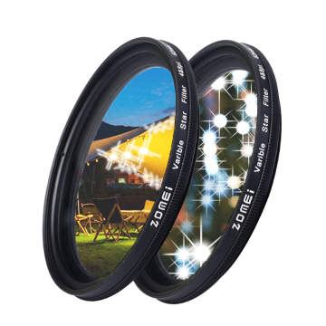 Zomei New Variable Star 4 to 8 Star Cross Filter with Camera Filter