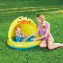 Piscina infantil de piscina inflável de pato amarelo piscina infantil