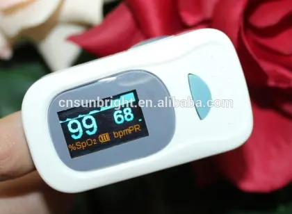 Affordable SPO2 fingertip pulse oximeter OLED screen