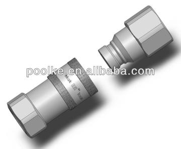 ISO 16028 Flush-faced hydraulic quick couplings KIS-PT Series