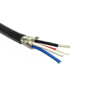 Cavo a filo in rame placcato in argento con isolamento FEP e giacca schermata in PVC - 4 nucleo