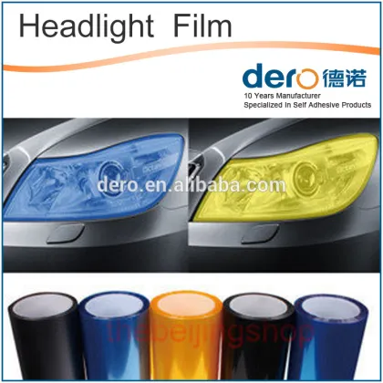 car light blue film /car pvc transparent film