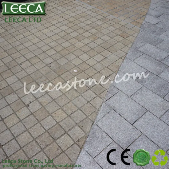 G682 yellow granite natural stone paver
