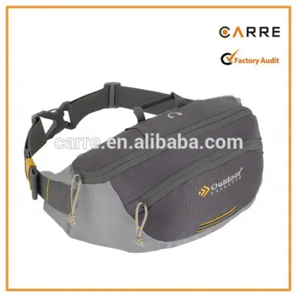 Lightweight dual compartment sports waist bag