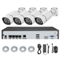 H.265 Sistema de câmera POE CCTV NVR Conjunto