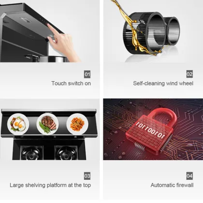 Intuitive Display Super Sound-Off Integrated Stove