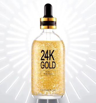 OEM 24K Gold Face Serum - Φωτίζοντας ορό ορού προσώπου κατά της βρέσεως