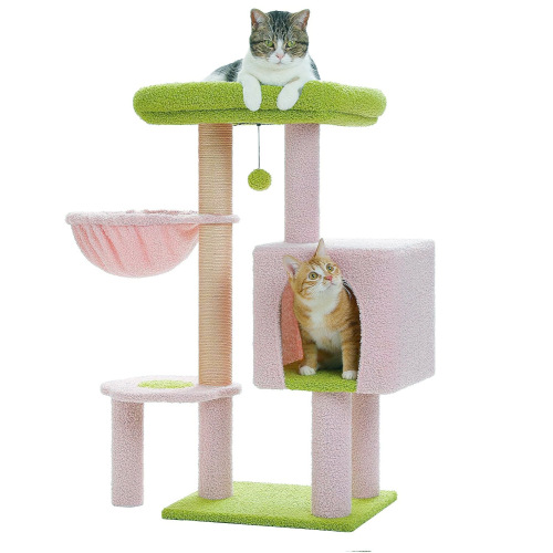 Modern Unique Design Flower Shaped Cat Tree Sisal