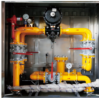 Gas Pressure Control and Metering Cabinet
