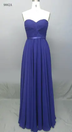 Satin Lace Bridesmaid Long Dresses