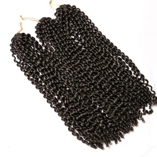 afro kinky marley 22 strands/pcs 18 inch Curly Braid 70g/pack Crochet Braid Hair Synthetic Ombre Braiding Hair Extentions