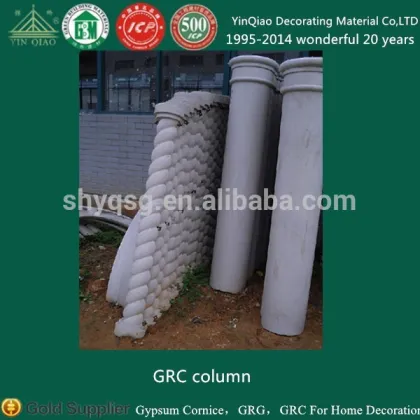 2015 High Quality Waterproof Decorative GRC Column/GRC pillars