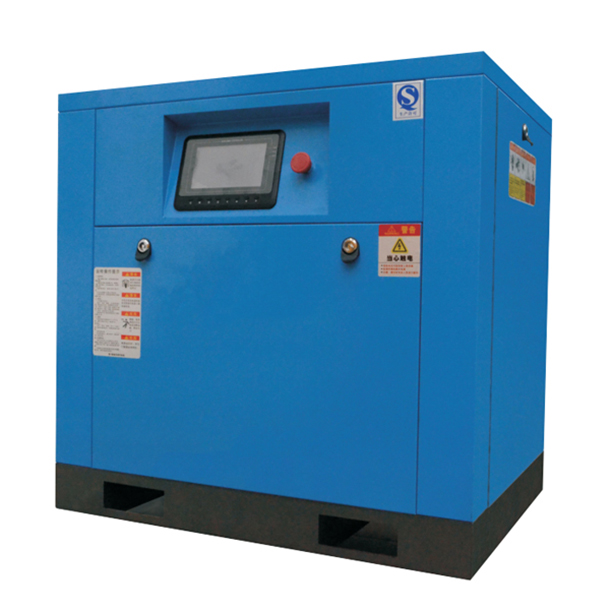 Two-stage compression screw air compressor