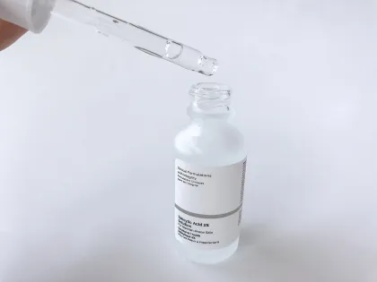 Serum Frosted Glass Bottle with Dropper for Acne and Blackhead Removal Salicylic Acid Skincare Essence
