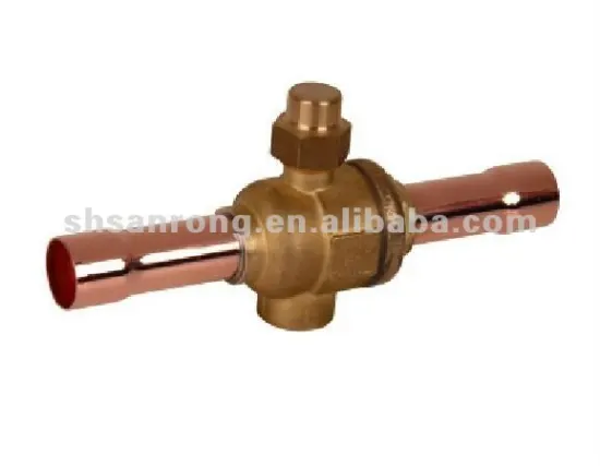 SR refrigeration brass ball valve